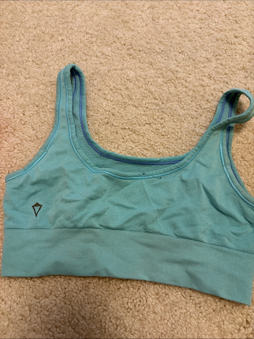 Ivivva Turquoise Scoop-Neck Sports Bra